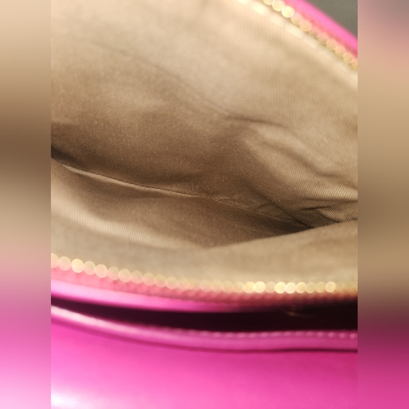MCM Hot Pink Convertible Crossbody Bag! Stunning Color! Hard To Find Color! - Picture 9 of 16